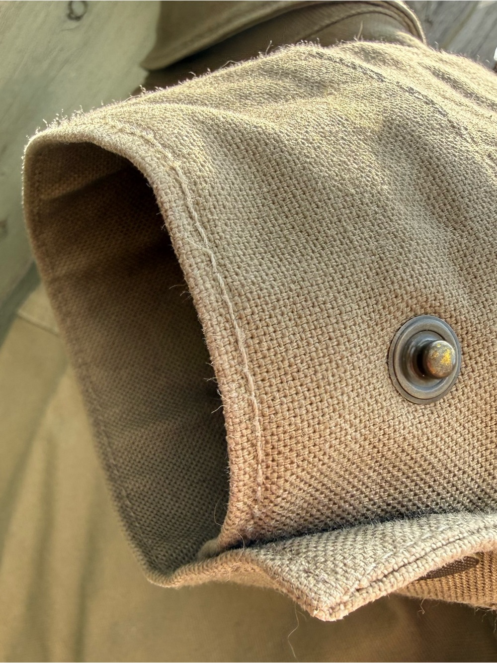 Realtree Mens Large Khaki Brown Canvas Jacket Zip Up Utility Coat Workwear - Picture 10 of 14
